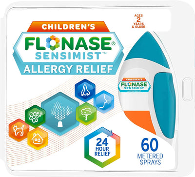 Sensimist Allergy Relief Nasal Spray for Children, 24 Hour Non Drowsy Allergy Medicine - 60 Gentle Sprays - Back to School Allergy Relief