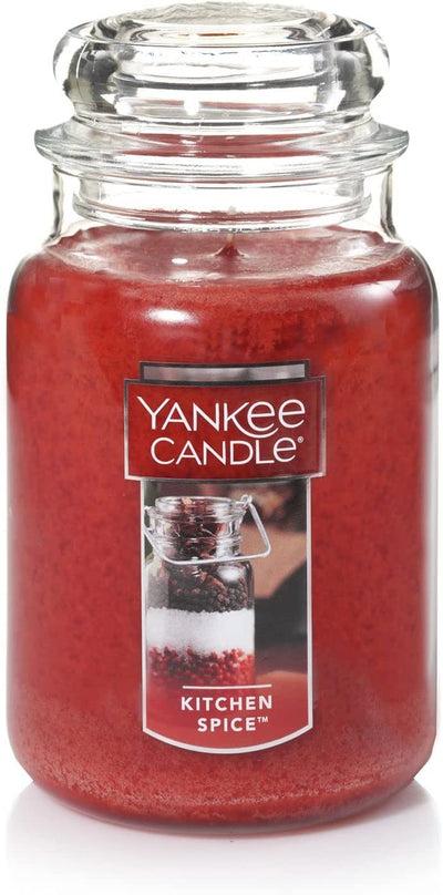 Kitchen Spice Scented, Classic 22Oz Large Jar Single Wick Candle, over 110 Hours of Burn Time