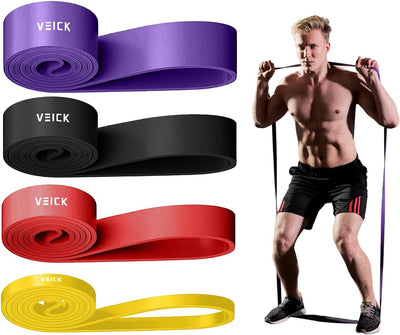 Resistance Bands for Working Out, Exercise Bands, Workout Bands, Pull up Assistance Bands, Long Heavy Stretch Bands Set for Men and Women, Power Weight Gym at Home Fitness Equipment