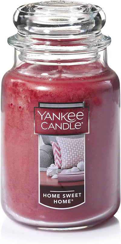 Home Sweet Home Scented, Classic 22Oz Large Jar Single Wick Candle, over 110 Hours of Burn Time